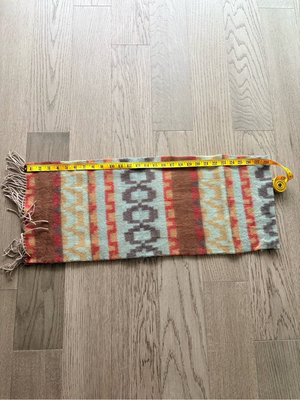 Fringed Wool Scarf - Picture 3 of 3